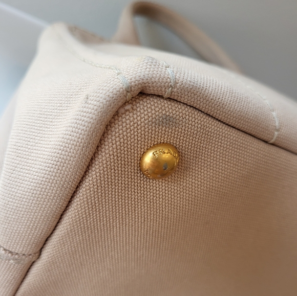 PRADA canvas small Canapa logo tote corda - Picture 10 of 16